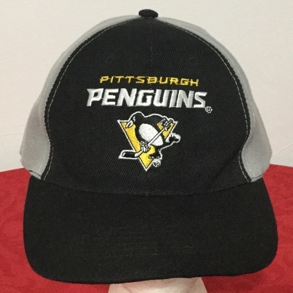 PITTSBURGH Penguins NHL Hat OSFA Baseball Cap NEW - Picture 1 of 7